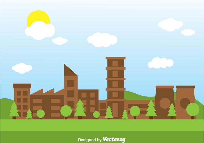 Green Factory  vector