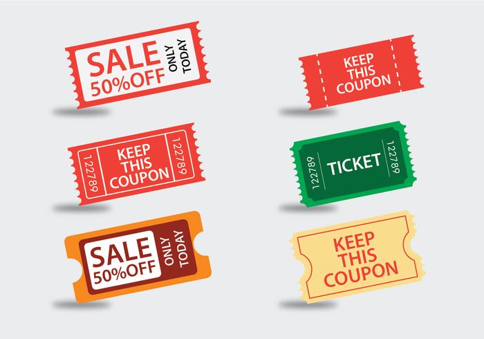 Entertainment Ticket Vectors