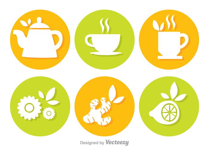 Tea Circle Vectors