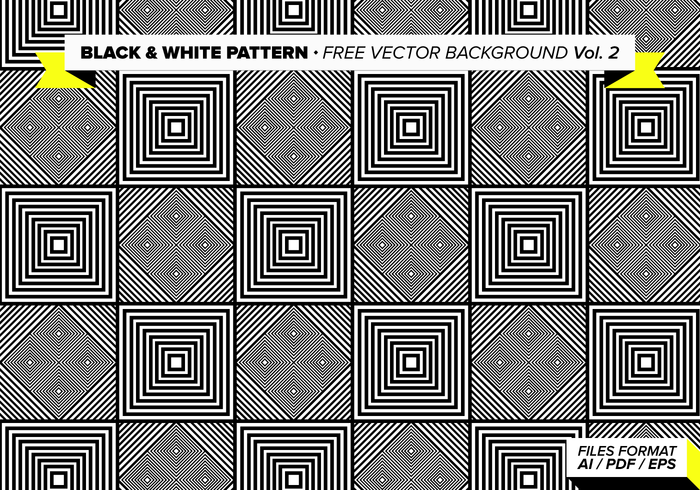 Black And White Pattern Free Vector Background Vol. 2 Black And White Pattern Free Vector Background Vol. 2