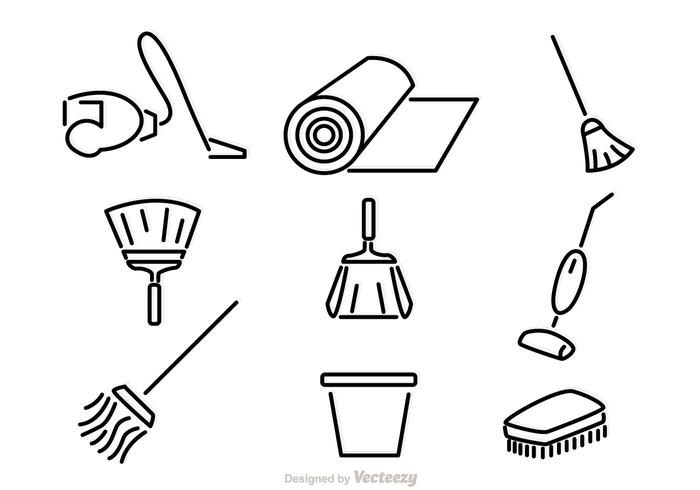 Home Cleaning Vector Icons