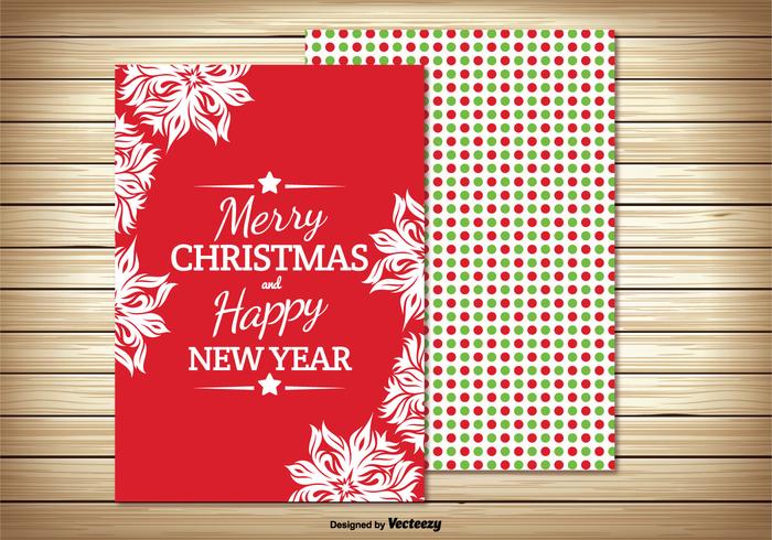 Beautiful Colorful Christmas Greeting Card Beautiful Colorful Christmas Greeting Card
