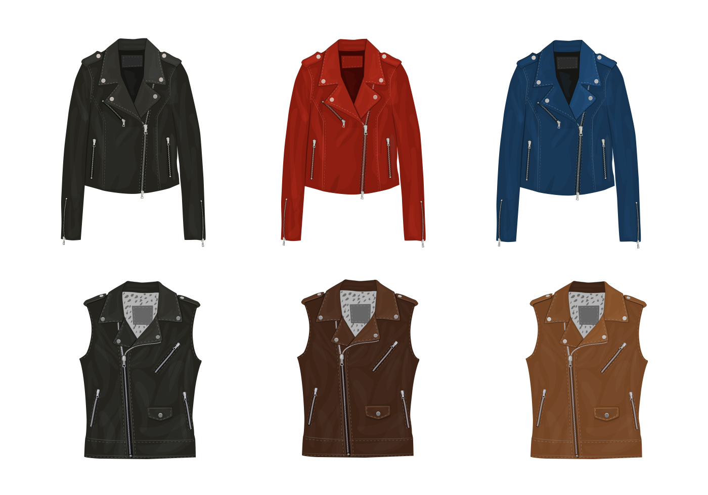 Download Leather jacket vectors - Download Free Vector Art, Stock Graphics & Images