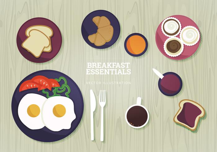 Breakfast Vector Illustration