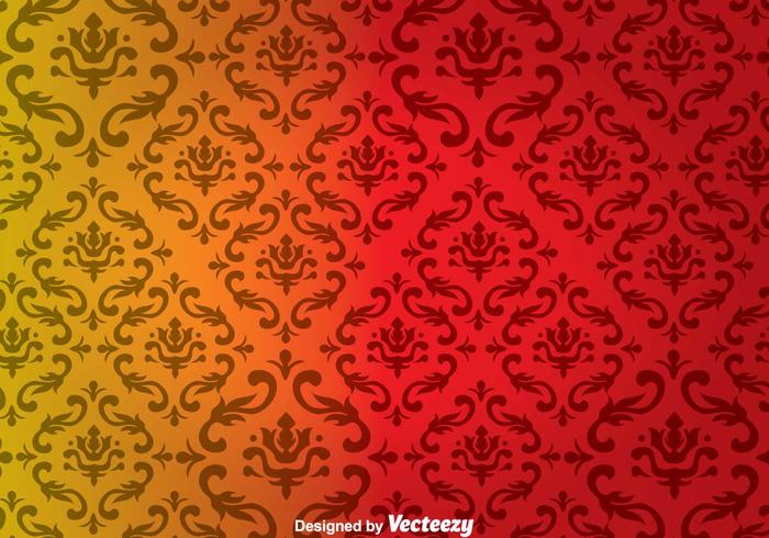 Ornamental Wall Tapestry vector