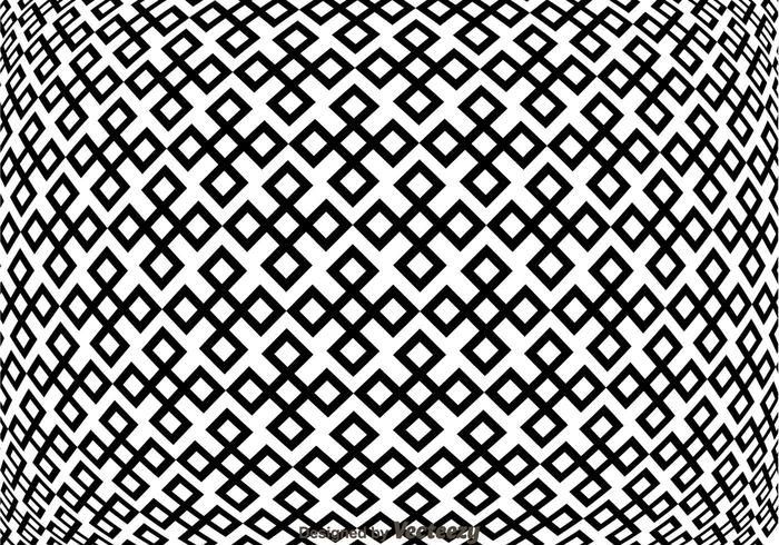 Black And White Convex Pattern vector