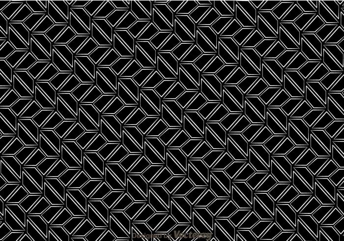 Black And White Retro Pattern 98465 Vector Art at Vecteezy