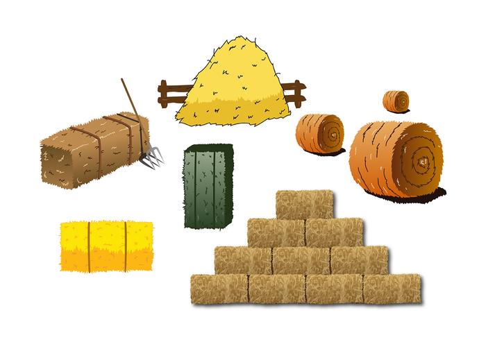 Hay Bale Vector - Download Free Vector Art, Stock Graphics & Images