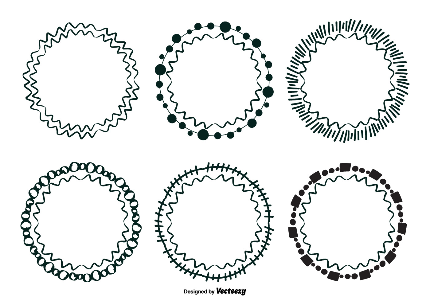 Download Cute Doodle Frame Set - Download Free Vector Art, Stock ...