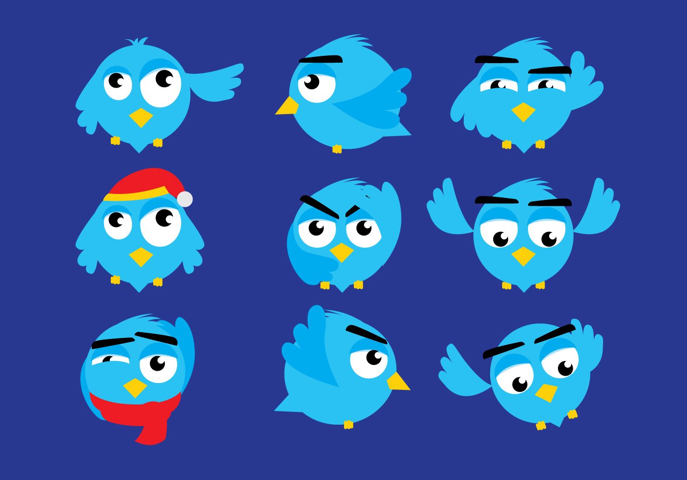 Blue Bird Vectors 98511 Vector Art at Vecteezy