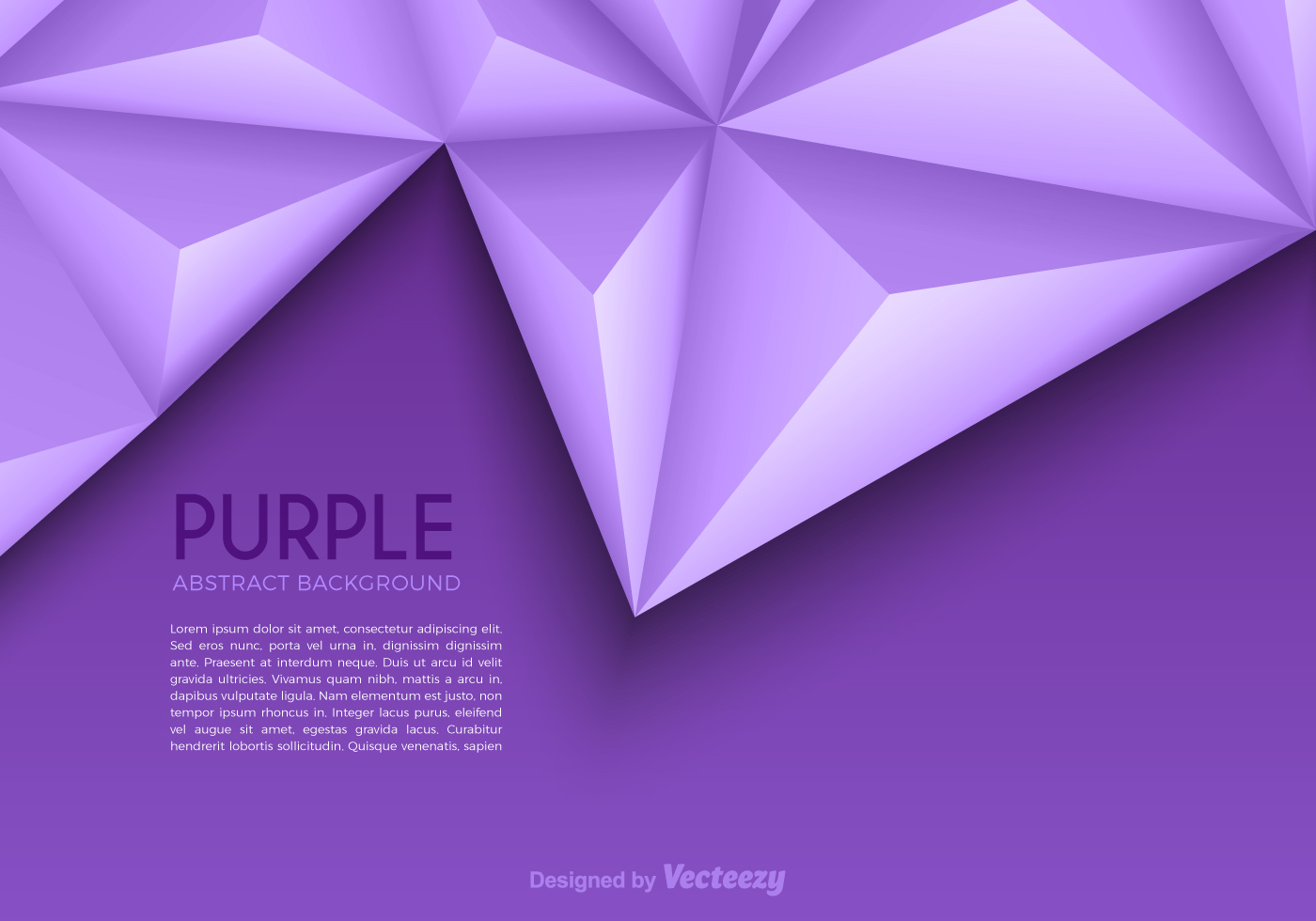 Download Free Purple Abstract Triangle Vector Background 98527 Vector Art at Vecteezy