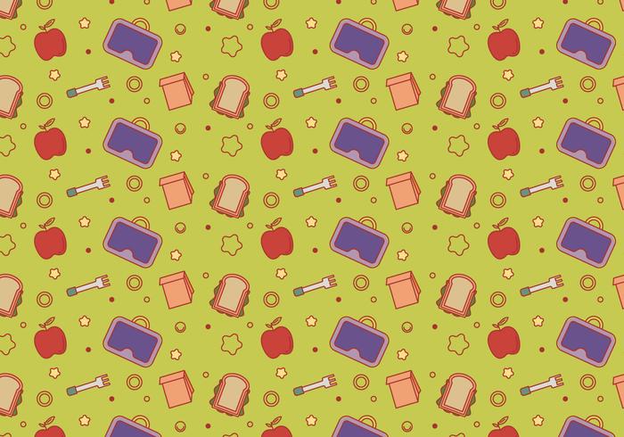 Free School Lunch Vector Pattern 5