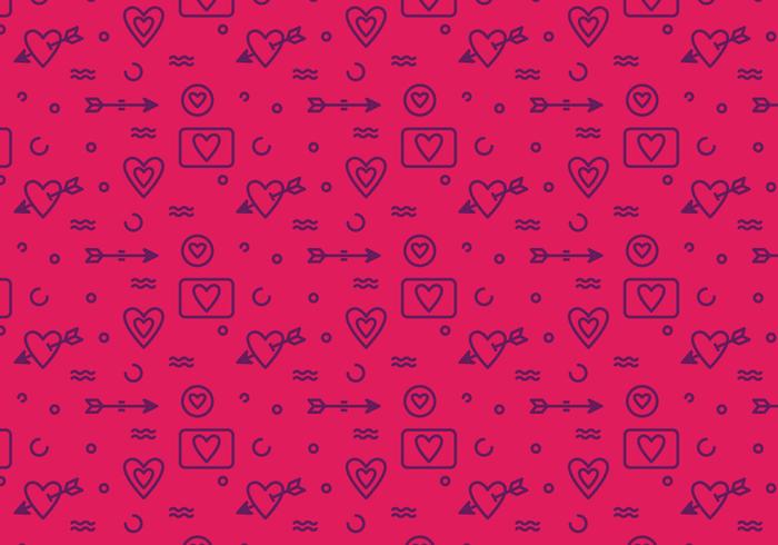 Free Heart Vector Pattern #6 Free Heart Vector Pattern #6