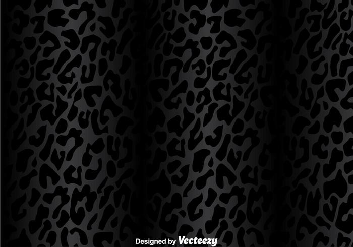Black Leopard Pattern vector