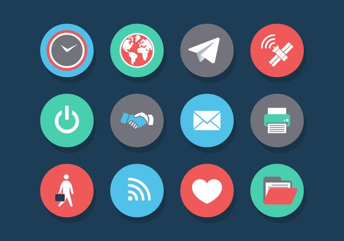 Internet of Things Icon Set vector