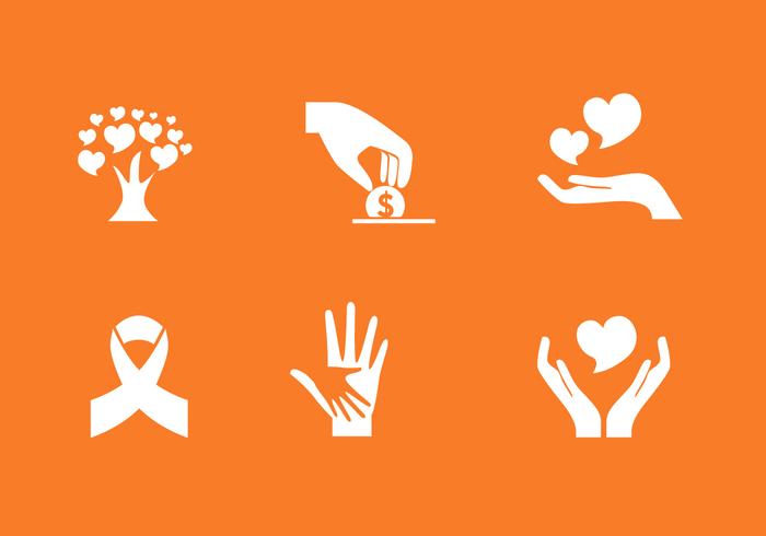 Vector Donation Icon Set