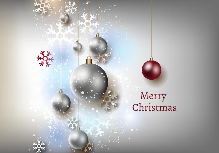 Free Christmas Grey Background Vector