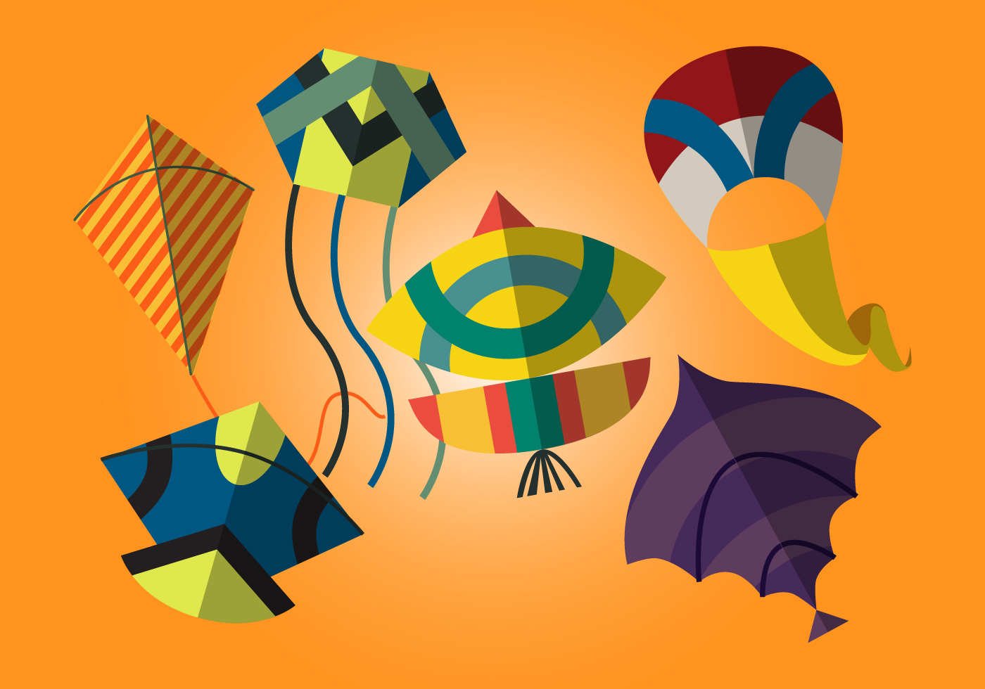 Vector Basant The Indian Kite Festival Download Free Vector Art