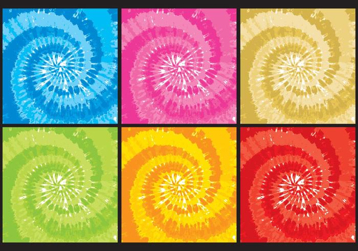 Tye Dye Texturas vector