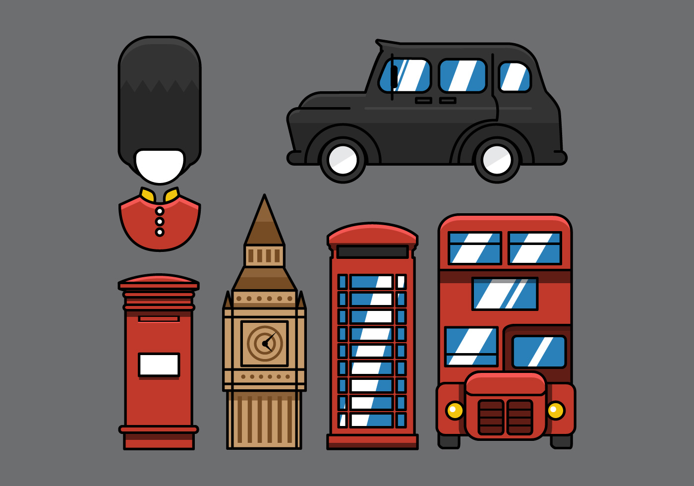 Vector London Street Icon - Download Free Vector Art, Stock Graphics & Images