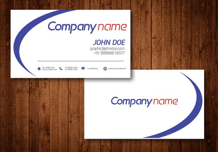 Business Card Vector Template 