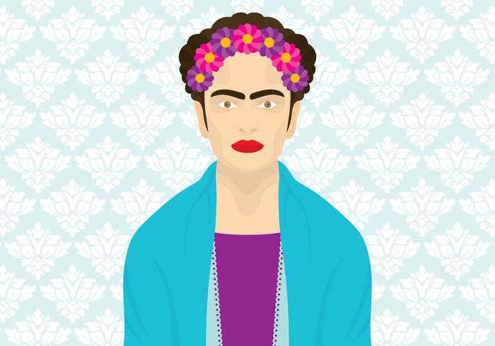 Frida khalo vector