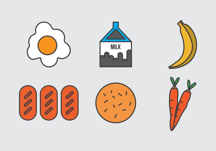Free School Lunch Vector Icons #1 Free School Lunch Vector Icons #1