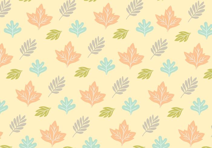 Leafy Pattern Background Vector