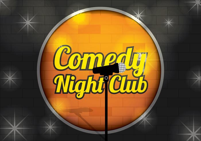 Comedy Club Background Vector