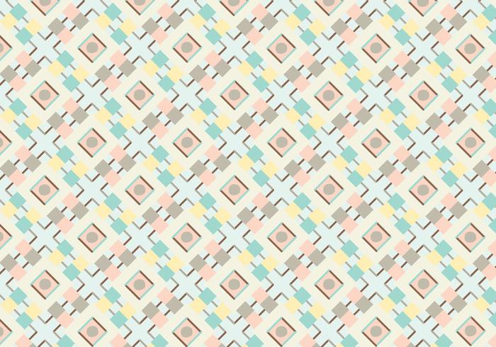 Pastel Geometric Abstract Pattern Vector