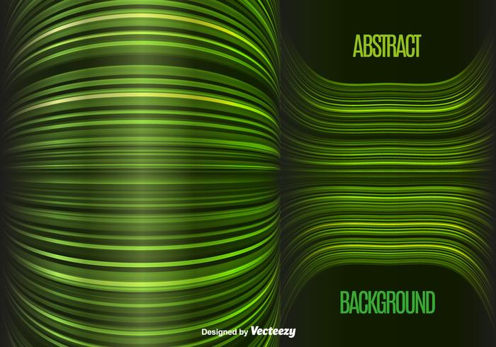 Green lines background vector