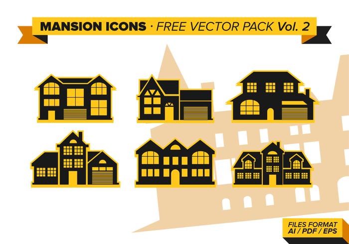 Mansion Icons Free Vector Pack Vol. 2 Mansion Icons Free Vector Pack Vol. 2