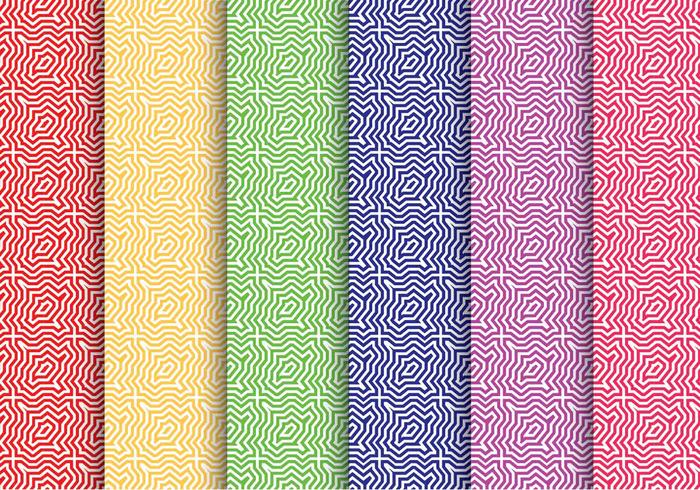 Colorido remolino patrón de vectores