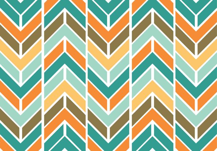 Colorful funky chevron pattern vector
