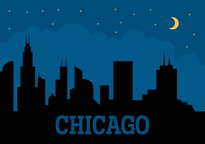 Chicago city vector