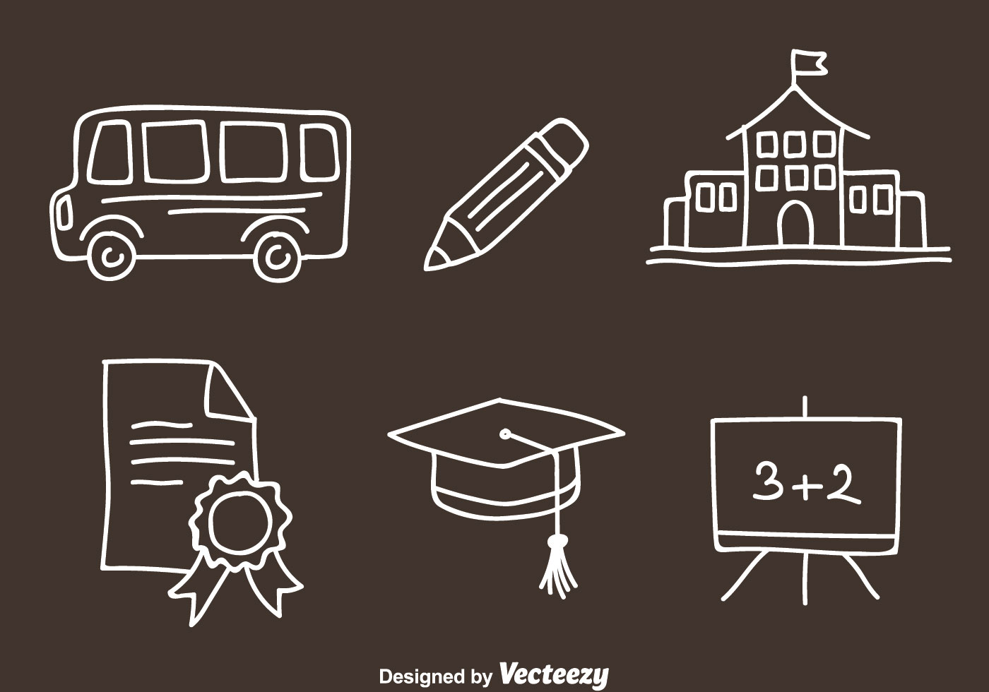 Download School Doodle Vector Icons - Download Free Vector Art ...