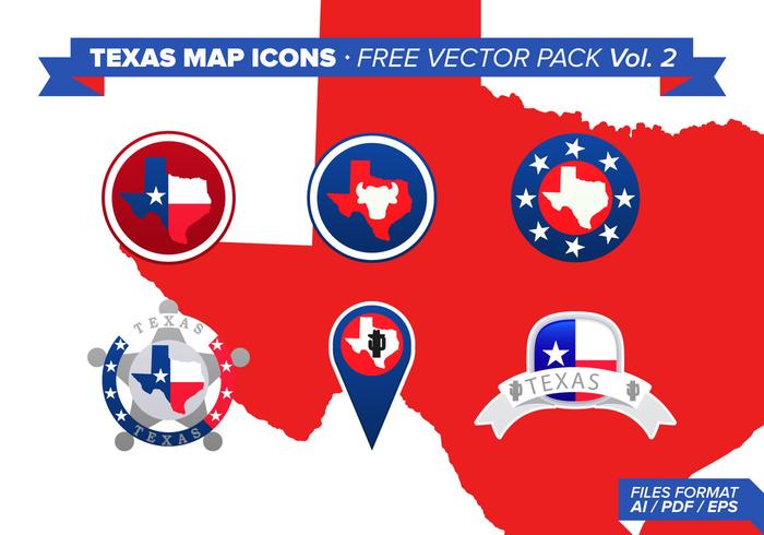 Texas Map Icons Free Vector Pack Texas Map Icons Free Vector Pack