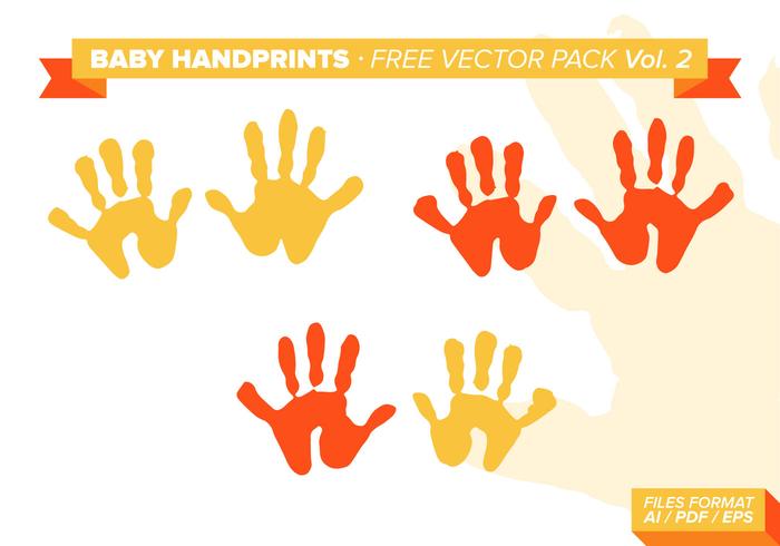 Download Baby Handprints Free Vector Pack Vol. 2 - Download Free Vectors, Clipart Graphics & Vector Art