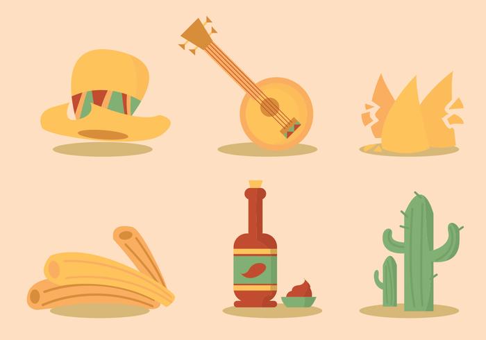 Mexican Food Vector Set