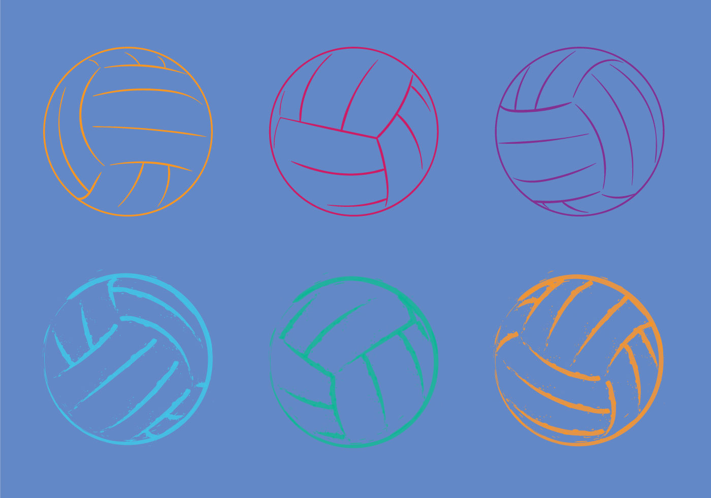  Free  Volleyball Vector  Illustration Download Free  