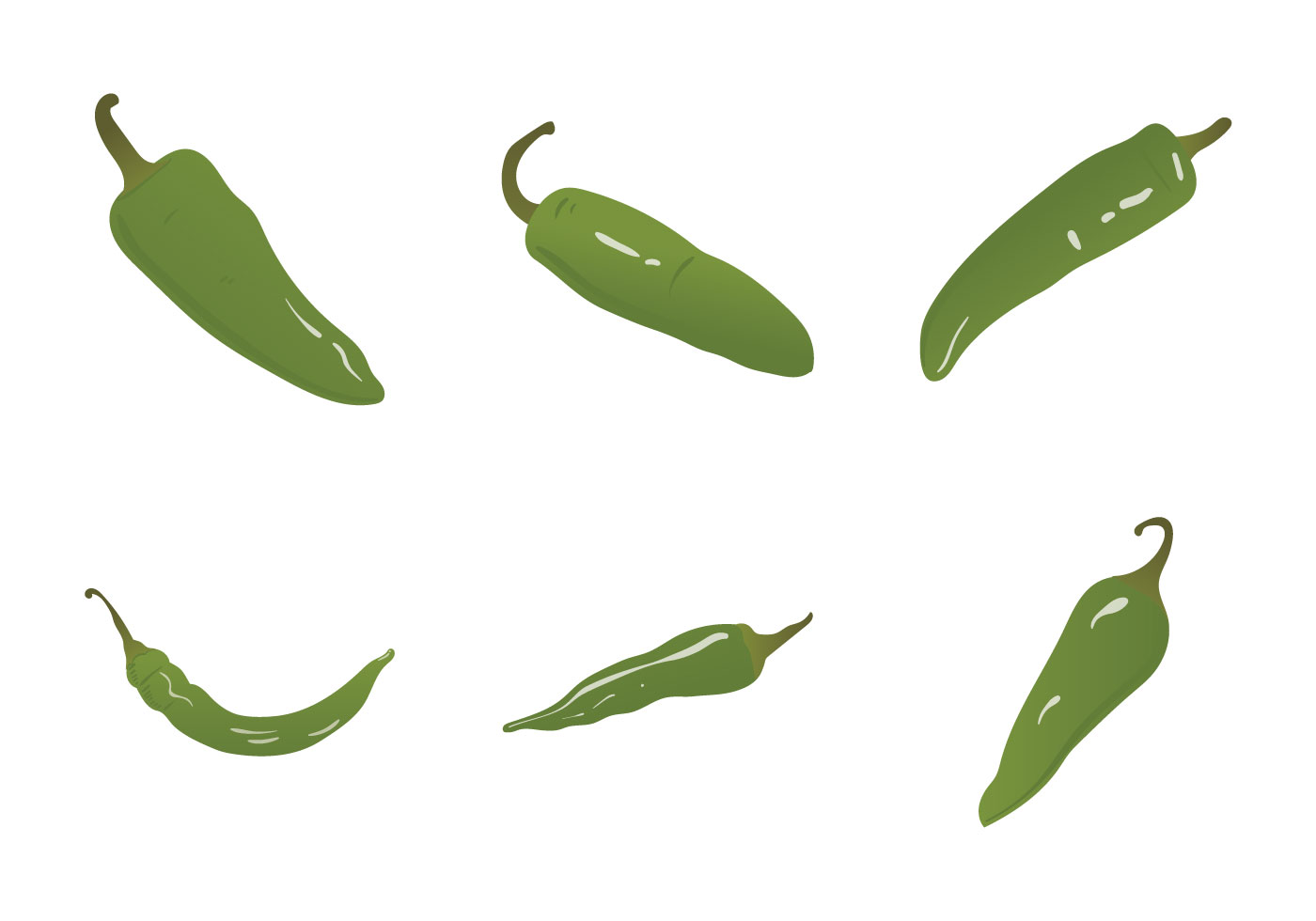 free-green-hot-pepper-vector-illustration-download-free-vector-art