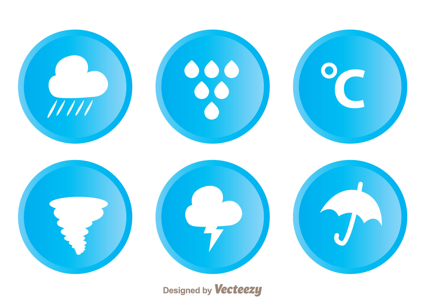 Weather Circle Icons 99126 Vector Art at Vecteezy