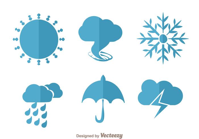 Weather Flat Vectors