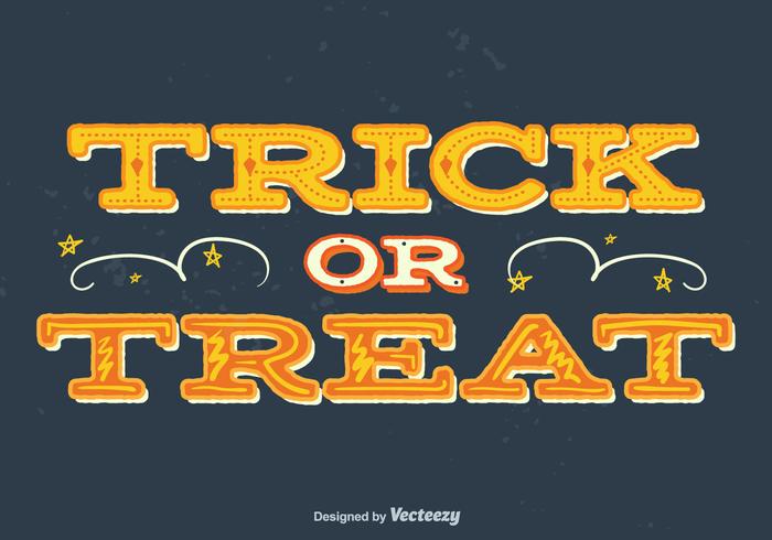 Trick or treat background vector