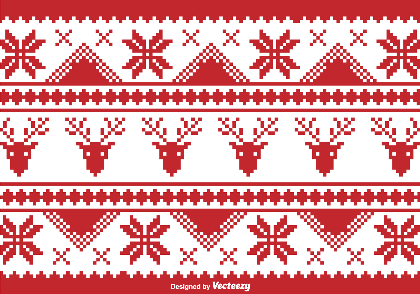 Download Christmas traditional pixel border - Download Free Vectors ...