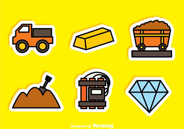 Gold And Diamond Mine Sticker Icons Gold And Diamond Mine Sticker Icons