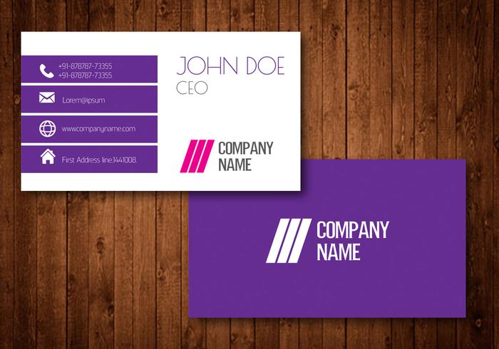 Creative Business Card vector