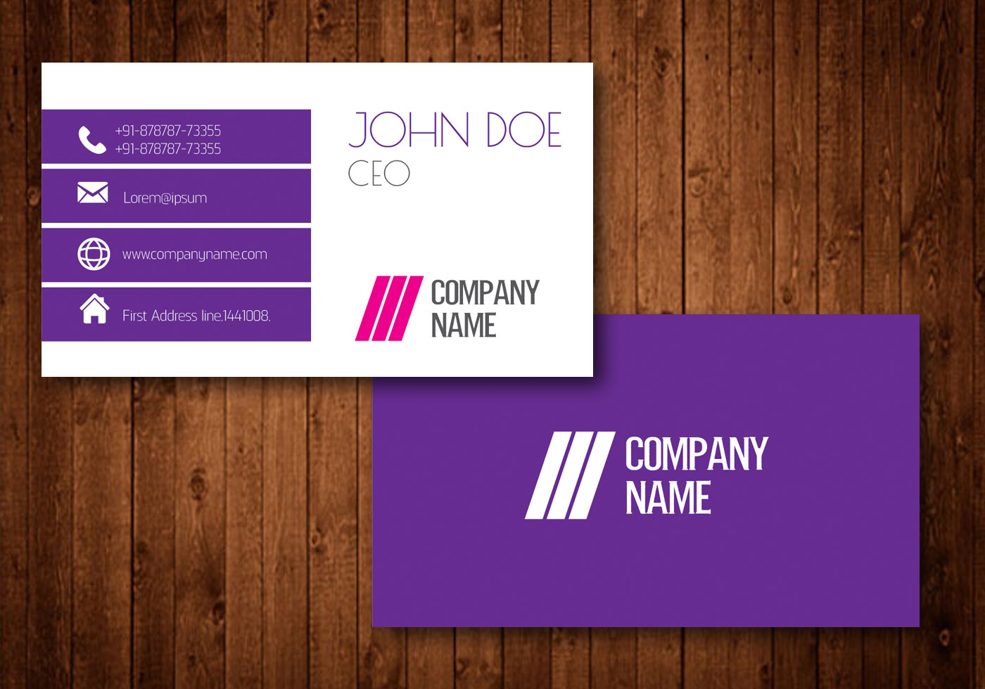 Creative Business Card 99169 Vector Art at Vecteezy