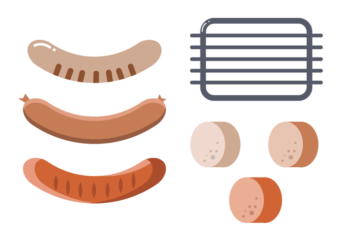 Bratwurst Vector Set