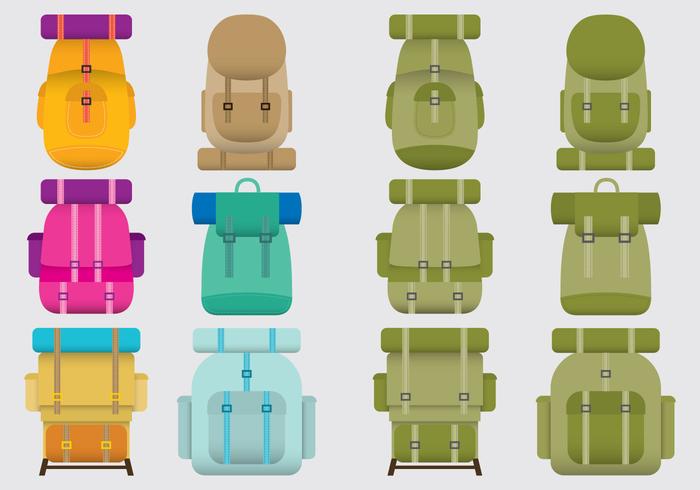 Boy Scout Backpacks vector